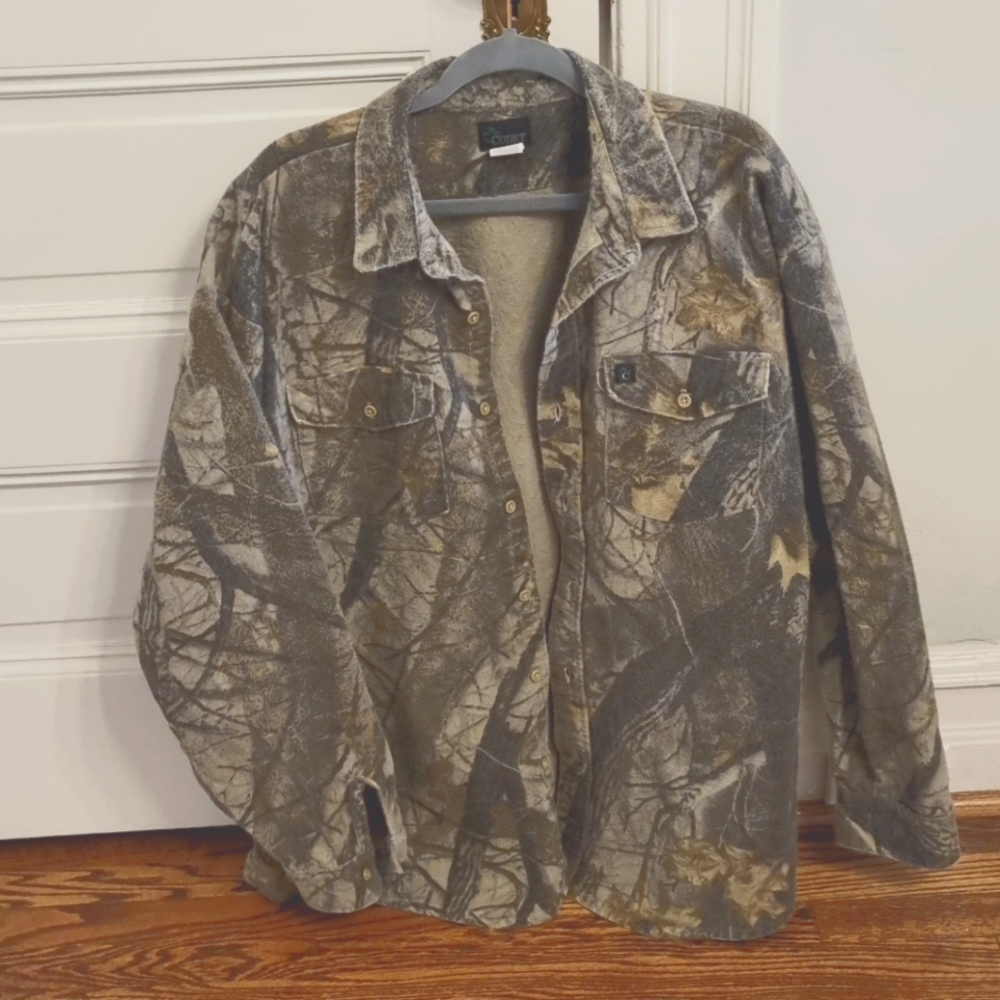 Camouflage jacket/ winter dress